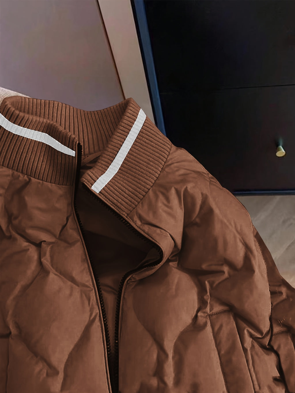 Berenice | Dames Gewatteerde Jas – Elegante Patchwork Winterjas met Modieuze Pasvorm