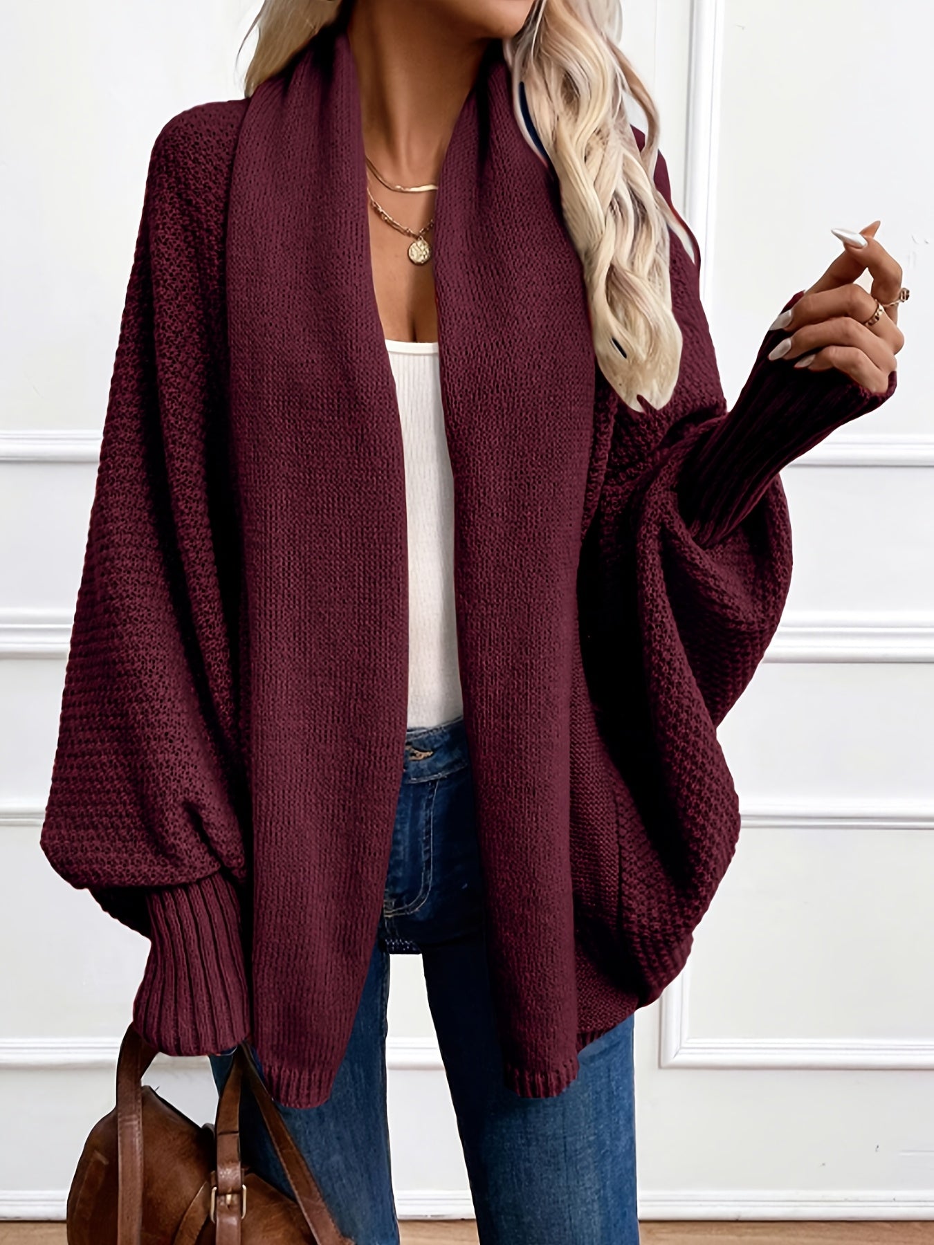 Celandine | Damesvest met sjaalkraag – Loszittend, halflang vest