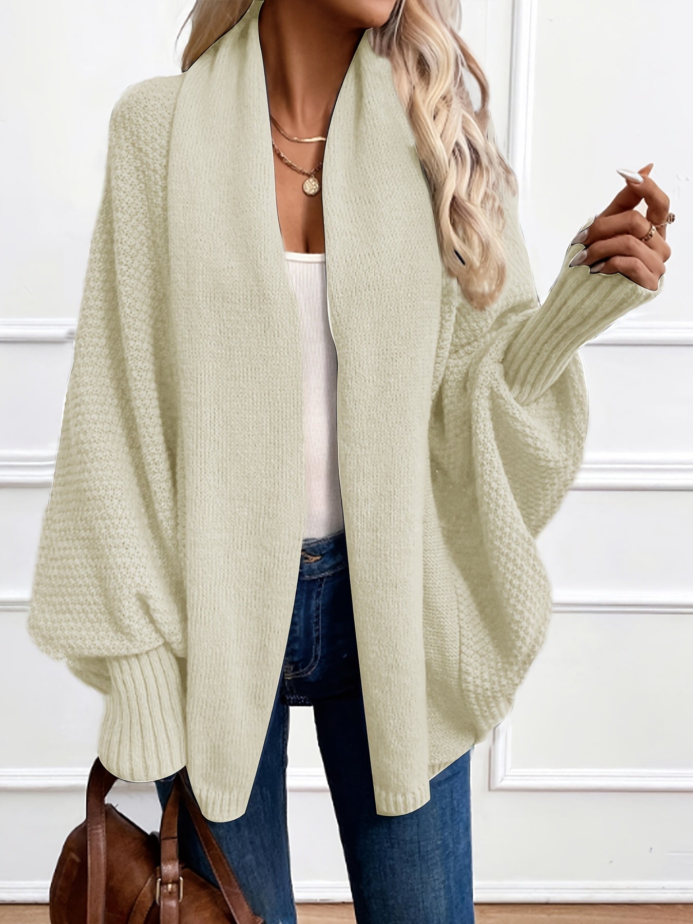 Celandine | Damesvest met sjaalkraag – Loszittend, halflang vest