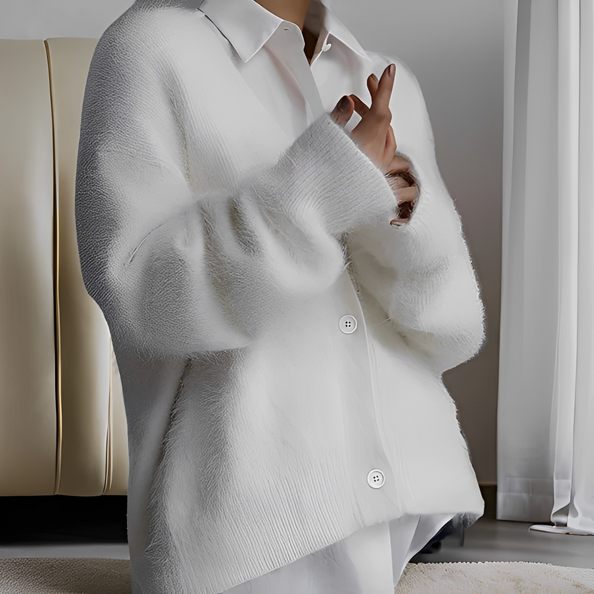 Olivine | Zachte en knusse damestrui – Comfortabele pullover voor dagelijks gebruik
