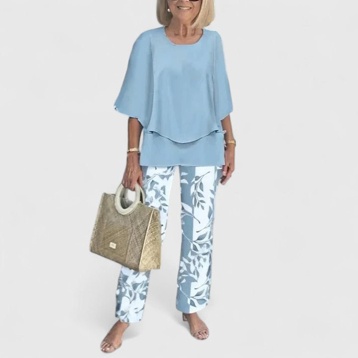 Elvira | Tweedelige formele set voor dames – Elegante, bij elkaar passende outfit