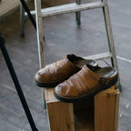 UrbanStep | Premium Leren Klompschoenen voor Mannen - Comfortabel, Stijlvol, Slip-On Casual Schoeisel