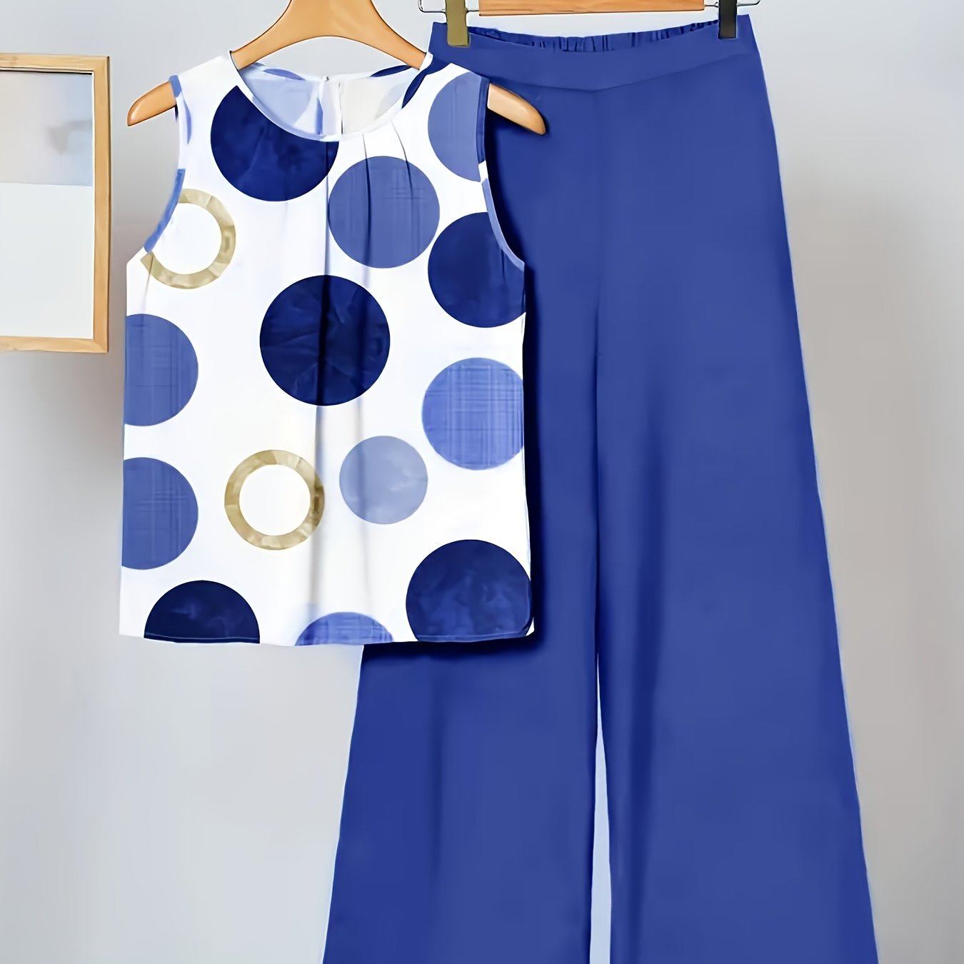 Ailyn | Damespak met stippen – 2-delige zomerse, casual en elegante outfit
