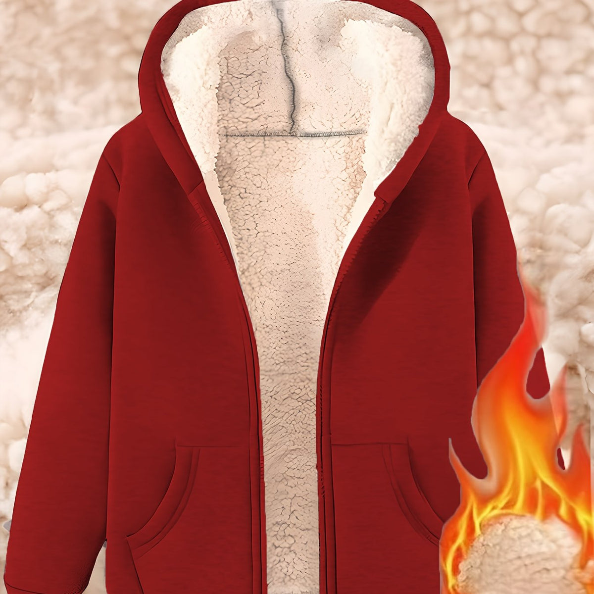 Ardelia | Dames fleecejas met capuchon – Warm, casual sweatshirtmodel