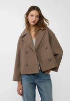 Kessara | Korte Damesjas – Double-Breasted, Tijdloos Design & Comfortabele Pasvorm