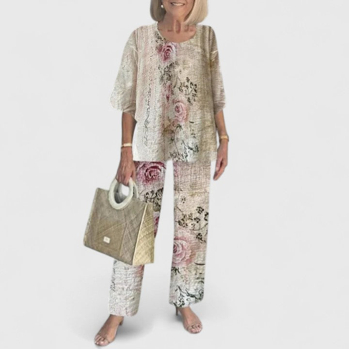 Elvira | Tweedelige formele set voor dames – Elegante, bij elkaar passende outfit