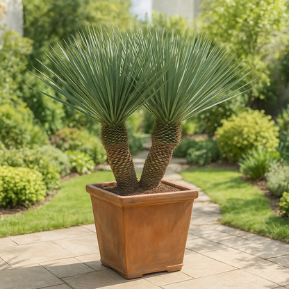 Yucca Rostrata dubbele stam - 120 cm