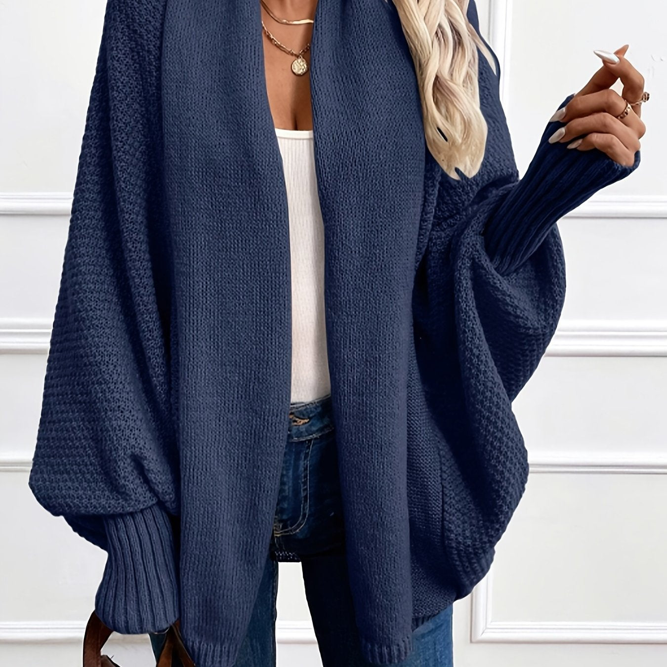 Celandine | Damesvest met sjaalkraag – Loszittend, halflang vest