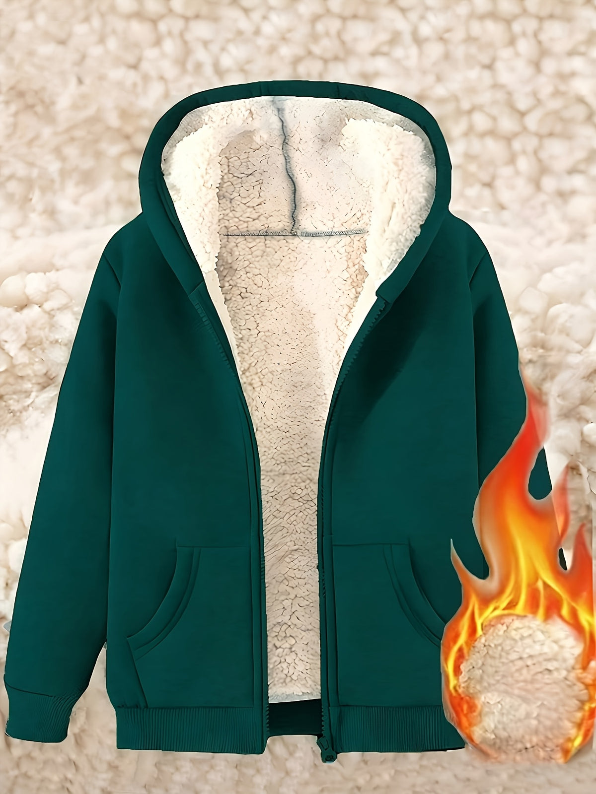 Ardelia | Dames fleecejas met capuchon – Warm, casual sweatshirtmodel
