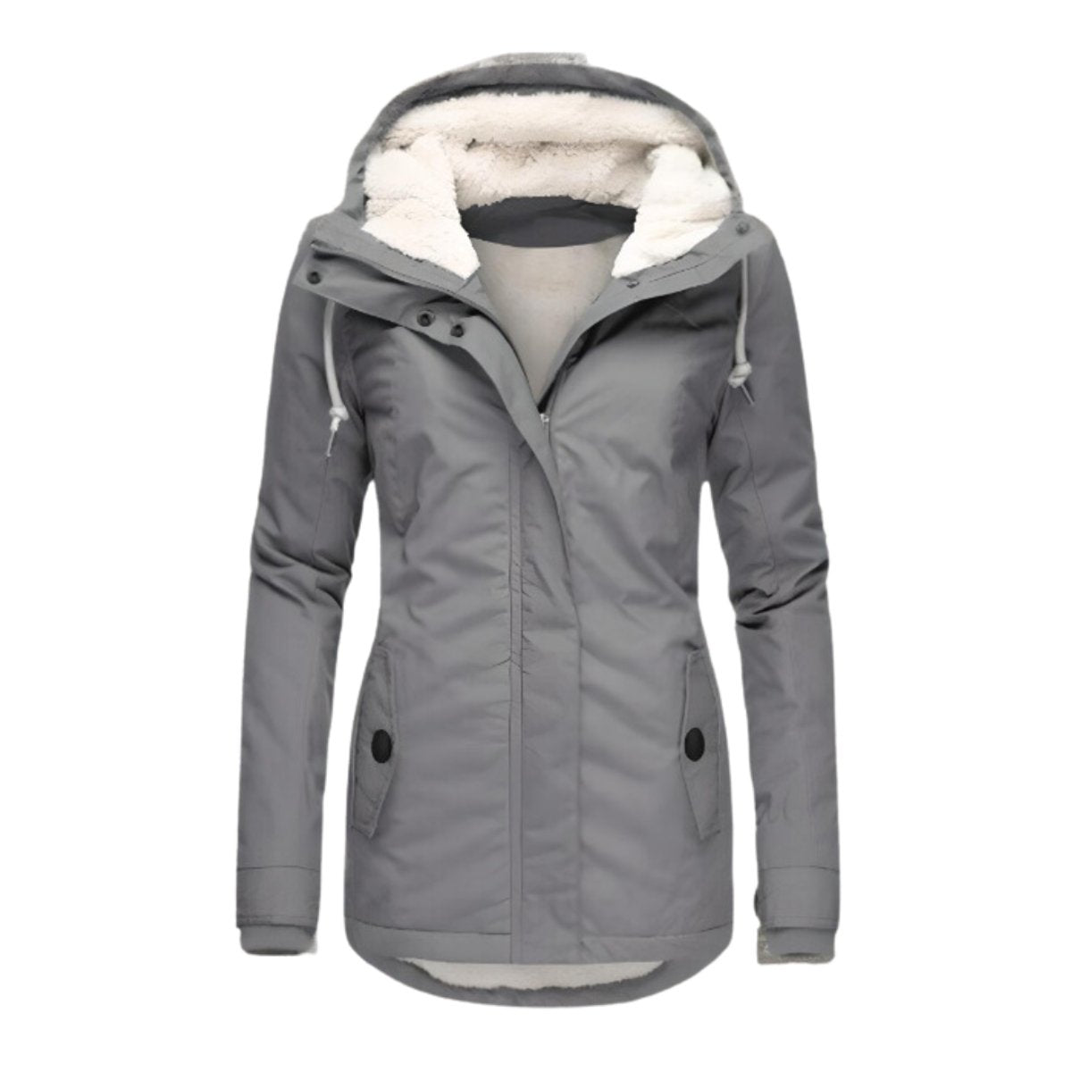 Havilyn | Damesjas met sherpa-voering – Waterafstotend, met capuchon en slanke pasvorm