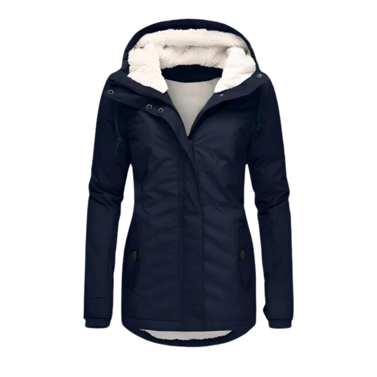 Havilyn | Damesjas met sherpa-voering – Waterafstotend, met capuchon en slanke pasvorm