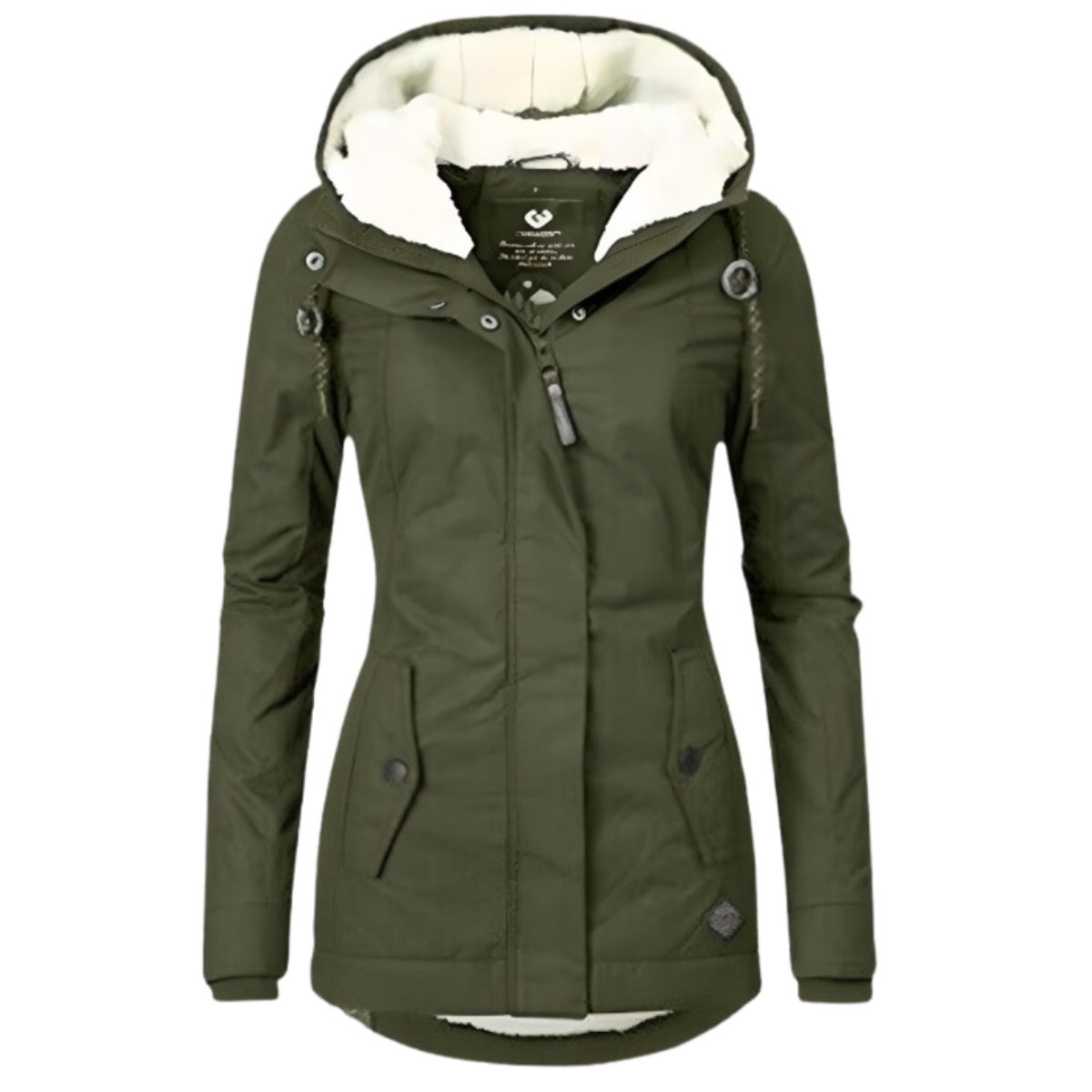 Havilyn | Damesjas met sherpa-voering – Waterafstotend, met capuchon en slanke pasvorm
