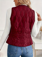 Faleria | Damesvest met thermische voering – Gewatteerd wintervest, mouwloos gewatteerd jasje