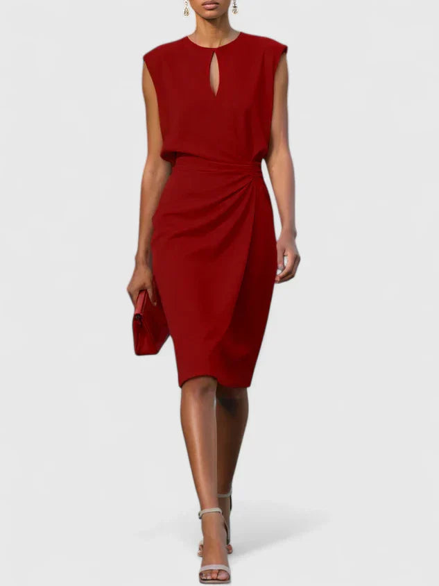 Kaela | Elegante jurk met slanke pasvorm – Verfijnde cocktail- en feestjurk voor dames