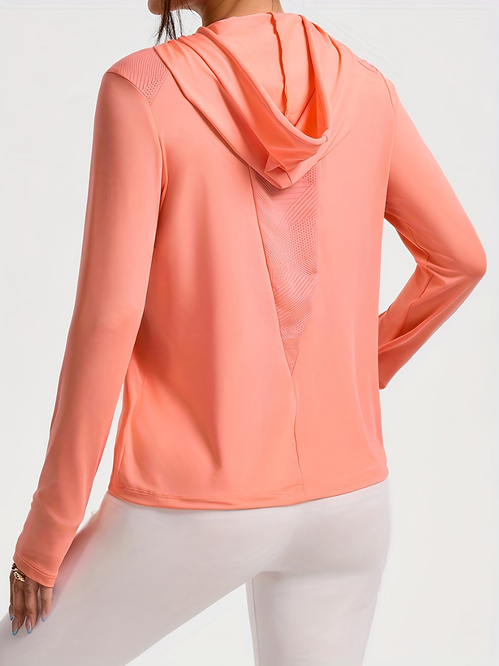 Evelina | Dames Hoodie met Lange Mouwen – Casual Effen Trui