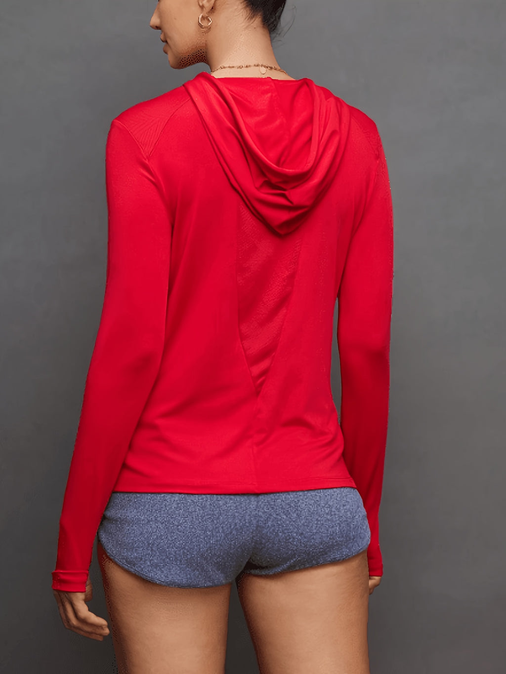 Evelina | Dames Hoodie met Lange Mouwen – Casual Effen Trui