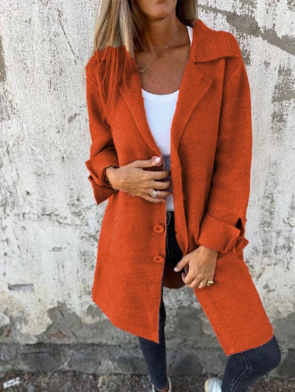 Cathalina | Gebreide Damesjas met Relaxed Fit – Zachte, Lichtgewicht Casual Jas