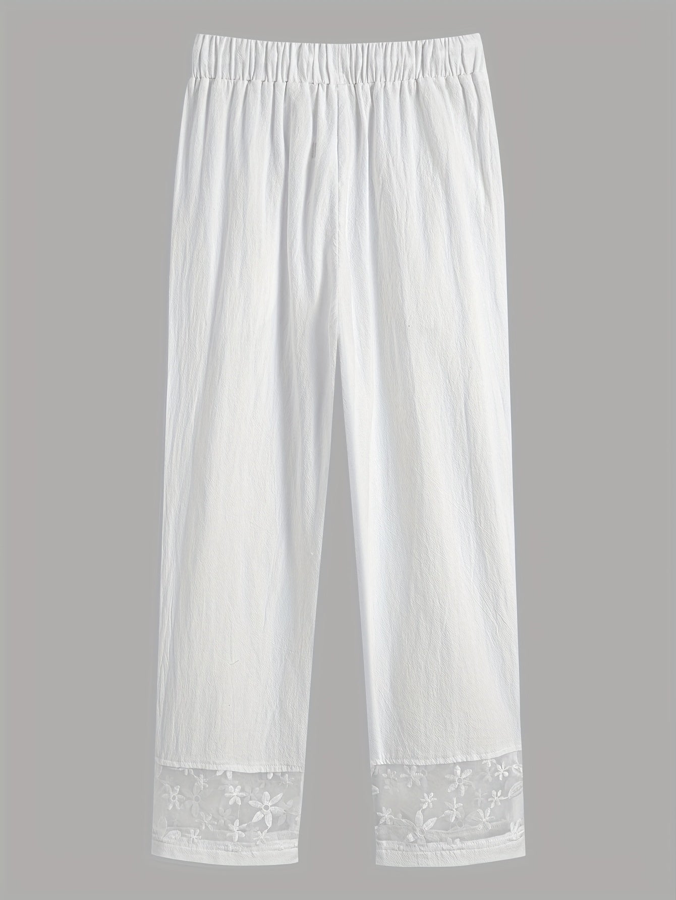 Saylor | Korte broek met wijde pijpen voor dames – Broek met elastische tailleband