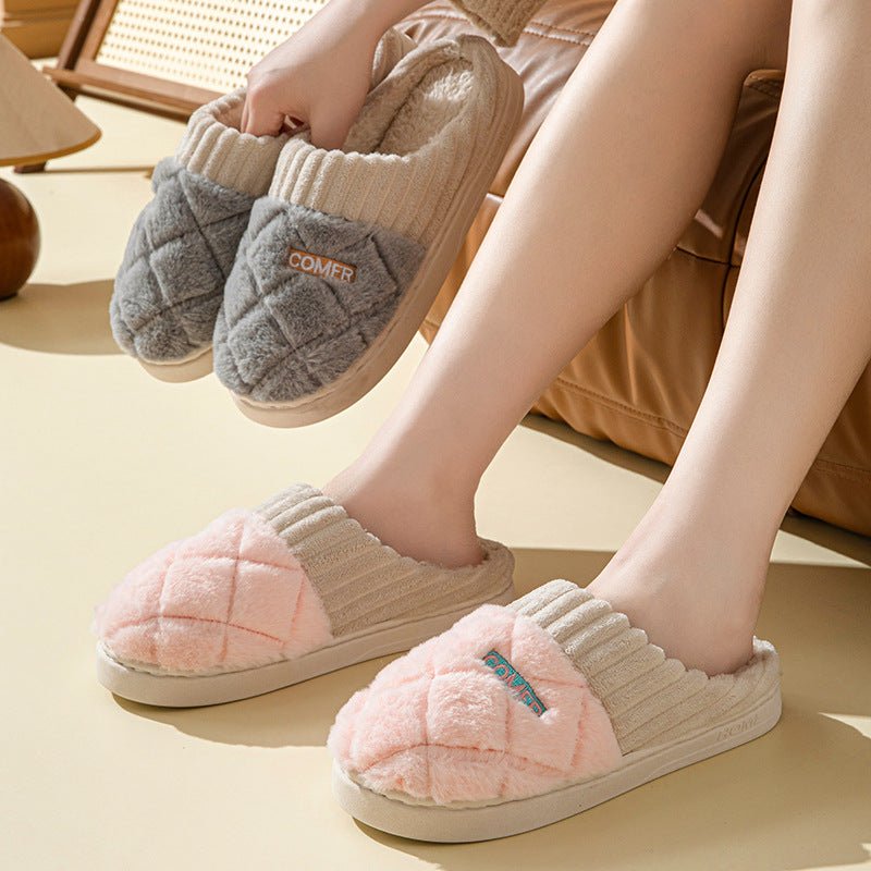 Rixte | Warme, knusse pantoffels voor dames – Comfortabele winterpantoffels met zachte voering