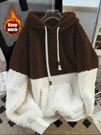 Darcy | Pluche hoodie voor dames – Zachte pullover met lange mouwen