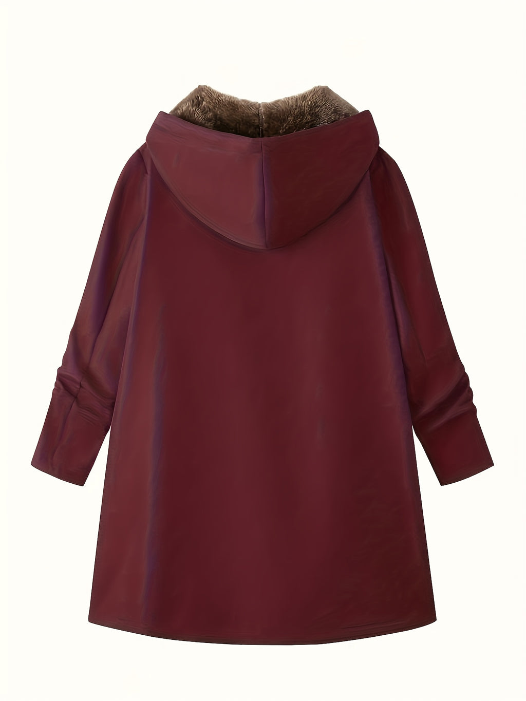 Zelmira | Warme Damesjas met Capuchon – Gevoerd, Effen & Casual