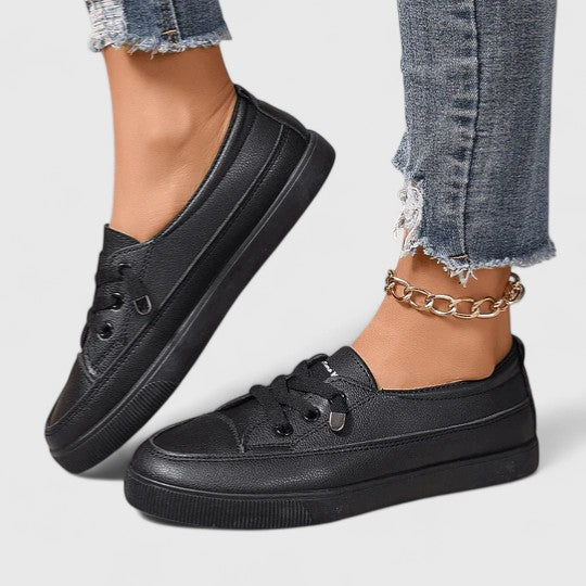 Griselda | Witte orthopedische sneakers voor dames – Lage casual schoenen