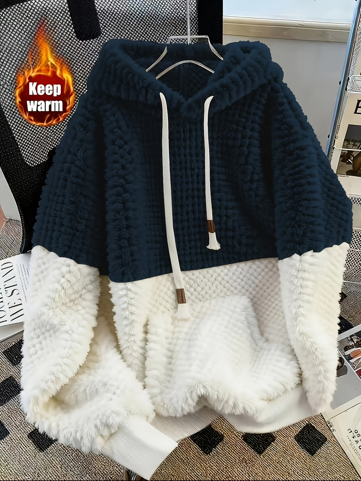 Darcy | Pluche hoodie voor dames – Zachte pullover met lange mouwen