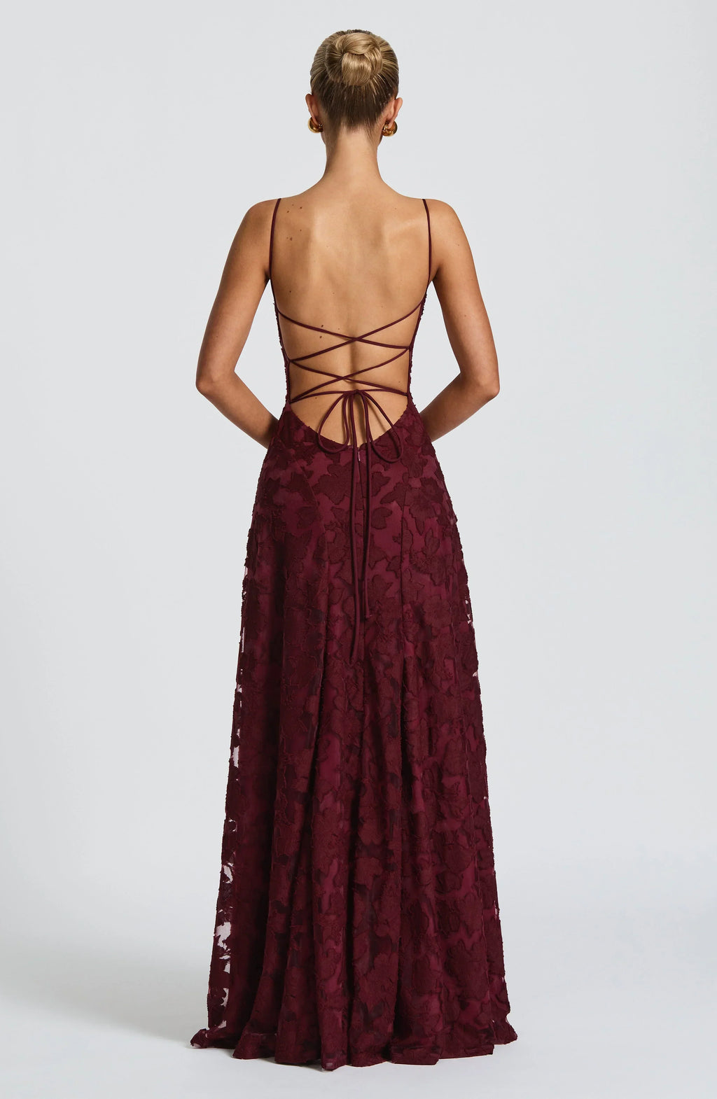 Cerise | Dames Lange Maxi-jurk – Elegante Zwierige Jurk