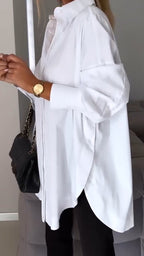 Giselisse | Dames Chiffon Blouse – Oversized Pasvorm