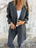 Cathalina | Gebreide Damesjas met Relaxed Fit – Zachte, Lichtgewicht Casual Jas
