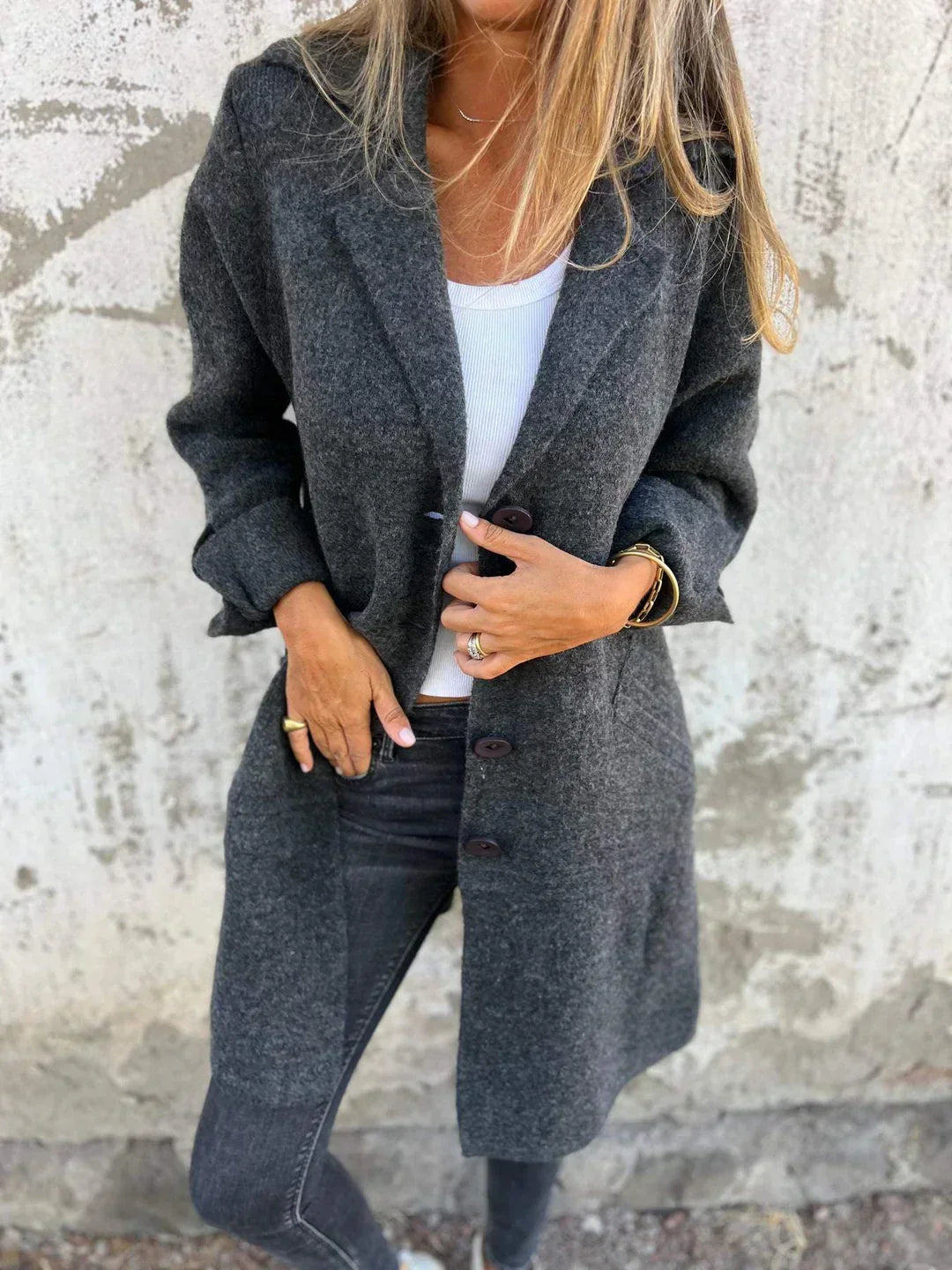 Cathalina | Gebreide Damesjas met Relaxed Fit – Zachte, Lichtgewicht Casual Jas