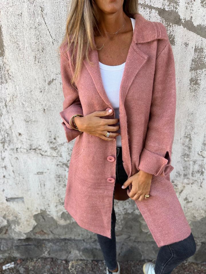 Cathalina | Gebreide Damesjas met Relaxed Fit – Zachte, Lichtgewicht Casual Jas