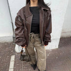 Dorelia | Oversized Leren Jas Dames – Zacht & Duurzaam Leer