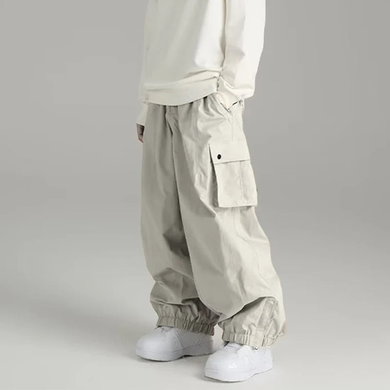 WarmTrek | Unisex skibroek – Baggy sneeuwbroek, winter outdoor snowboarden