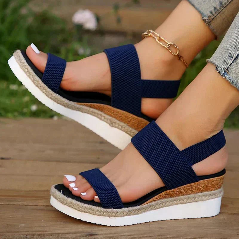 Indra | Comfortabele plateausandalen voor dames – orthopedisch, lichtgewicht, antislip, met demping