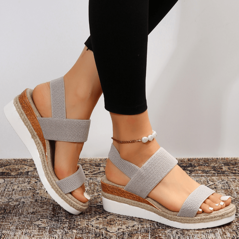 Indra | Comfortabele plateausandalen voor dames – orthopedisch, lichtgewicht, antislip, met demping