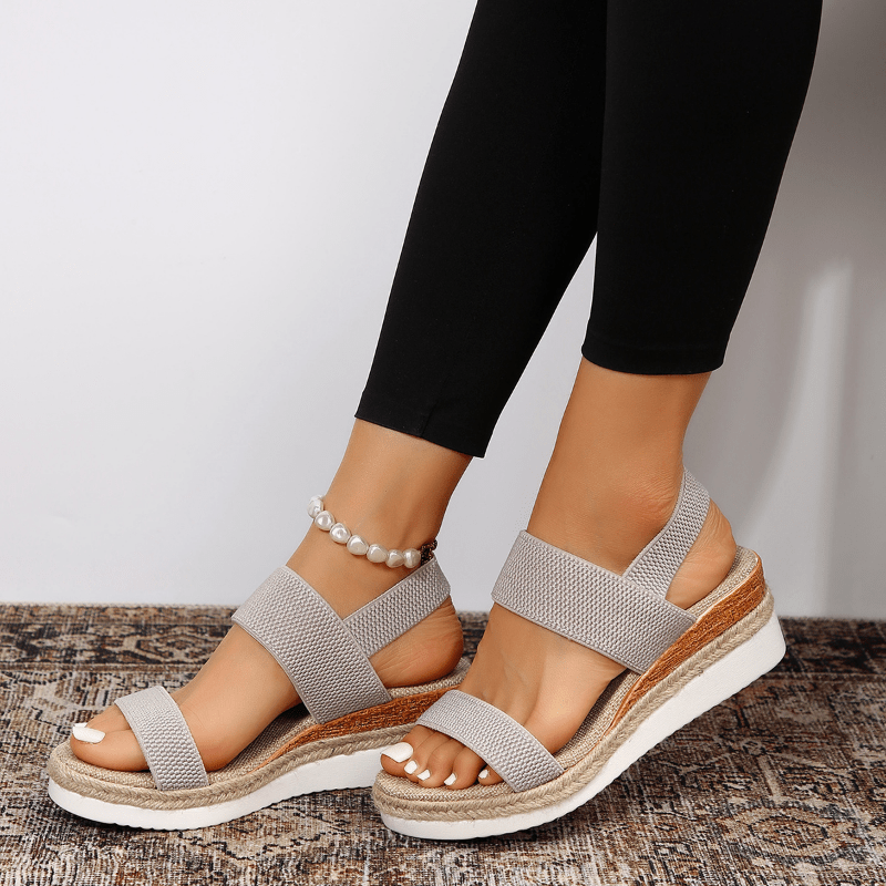 Indra | Comfortabele plateausandalen voor dames – orthopedisch, lichtgewicht, antislip, met demping
