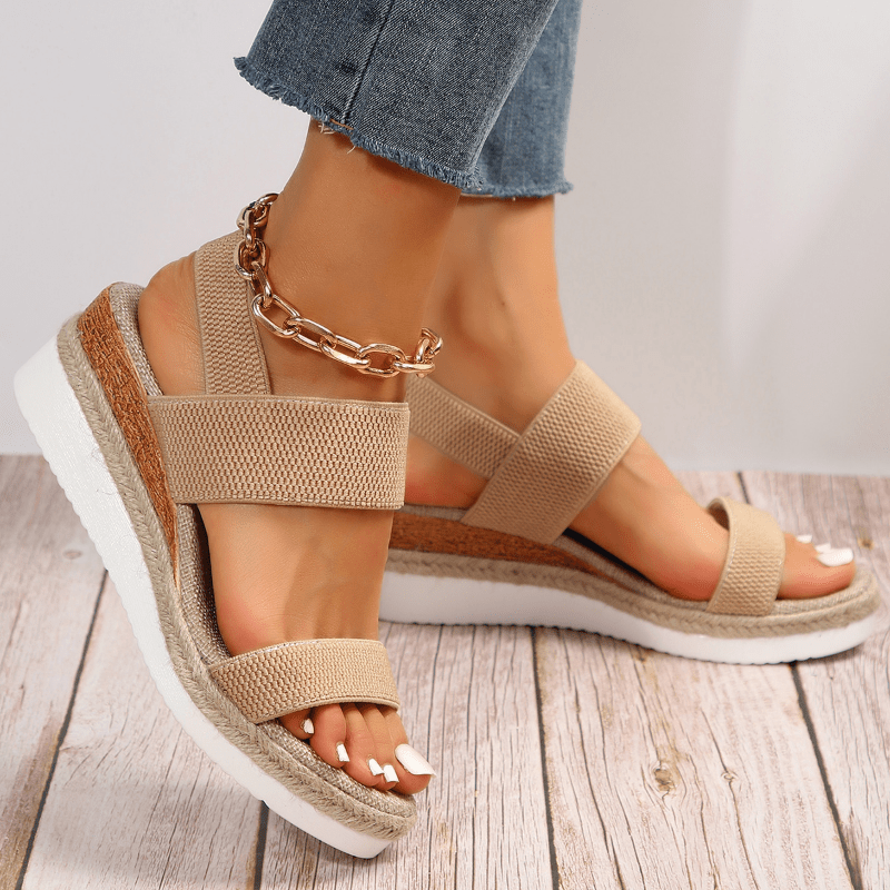 Indra | Comfortabele plateausandalen voor dames – orthopedisch, lichtgewicht, antislip, met demping
