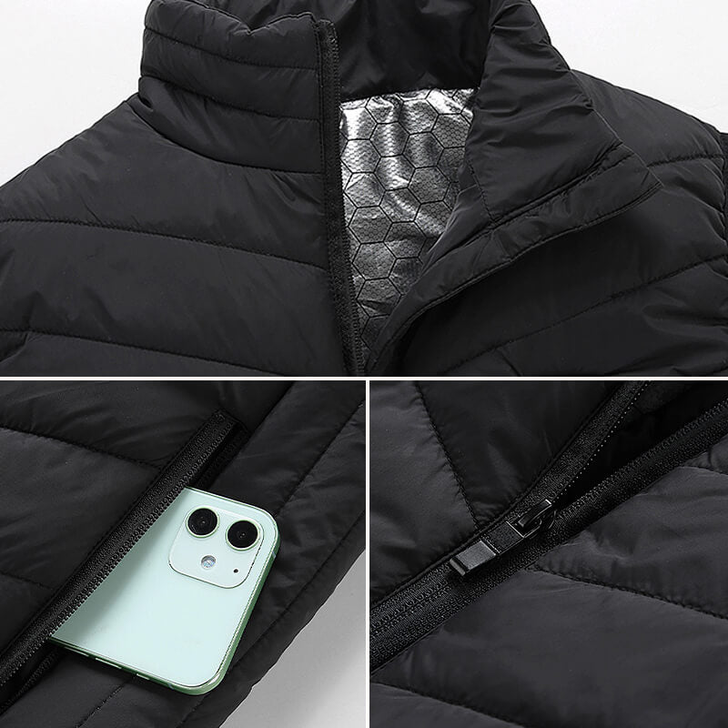 Belit | Verwarmde Herenbodywarmer met Graphene – Mouwloos Vest met Regelbare Warmte