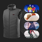 Belit | Verwarmde Herenbodywarmer met Graphene – Mouwloos Vest met Regelbare Warmte