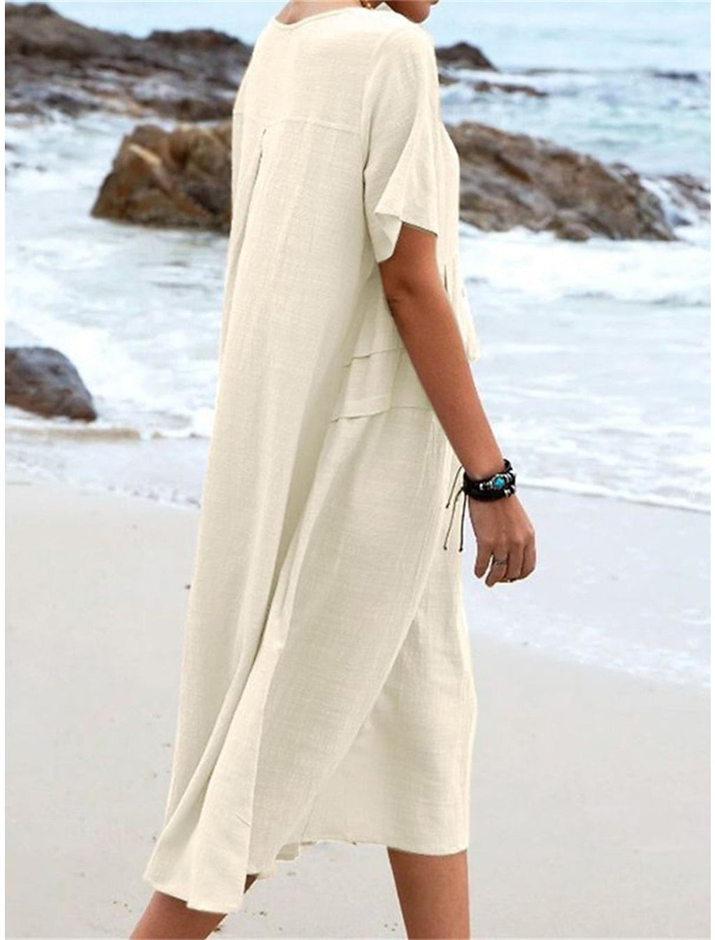 Nomi | Luxe comfortabele jurk voor dames – Zachte loungewear-jurk met een casual