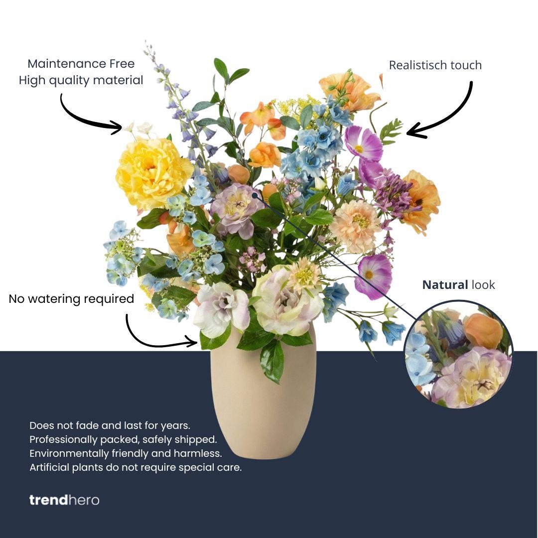 Kunstbloemen boeket - Soft Spring Deluxe