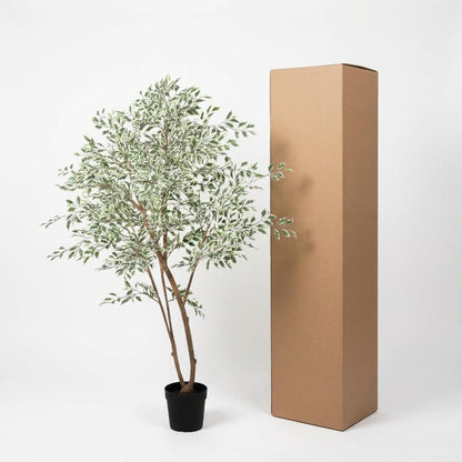 Kunstplant Ficus benjamina variegata - 185cm