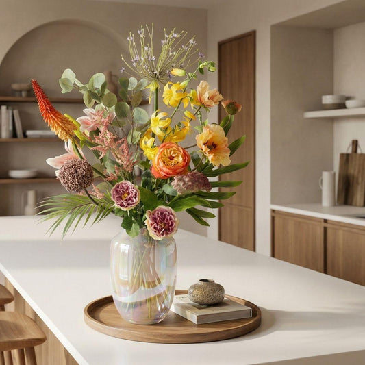 Kunstbloemen boeket - Tropical Chic Deluxe