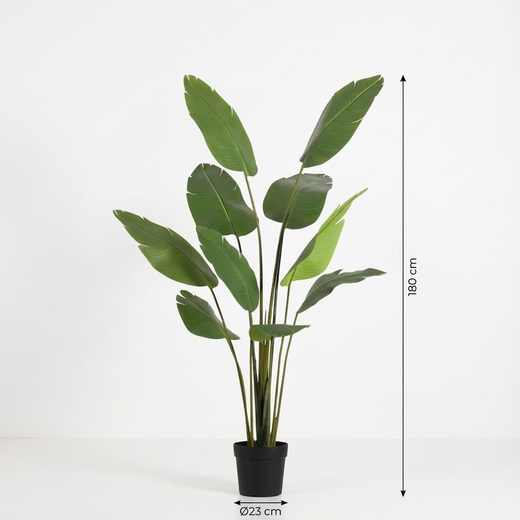 Kunstplant Strelitzia Nicolai - 180cm