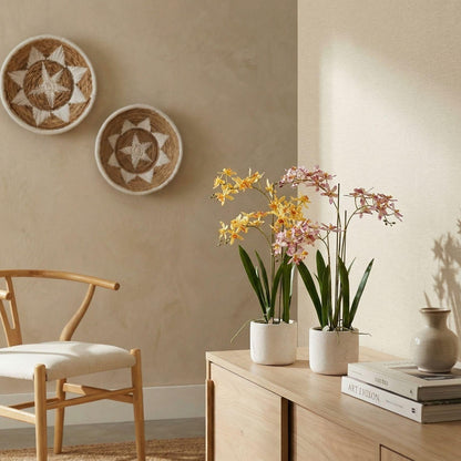 Kunstplant - Roze orchidee in pot