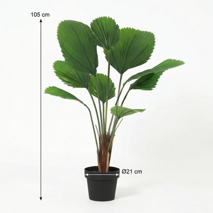 Kunstplant Licuala Grandis - 104cm