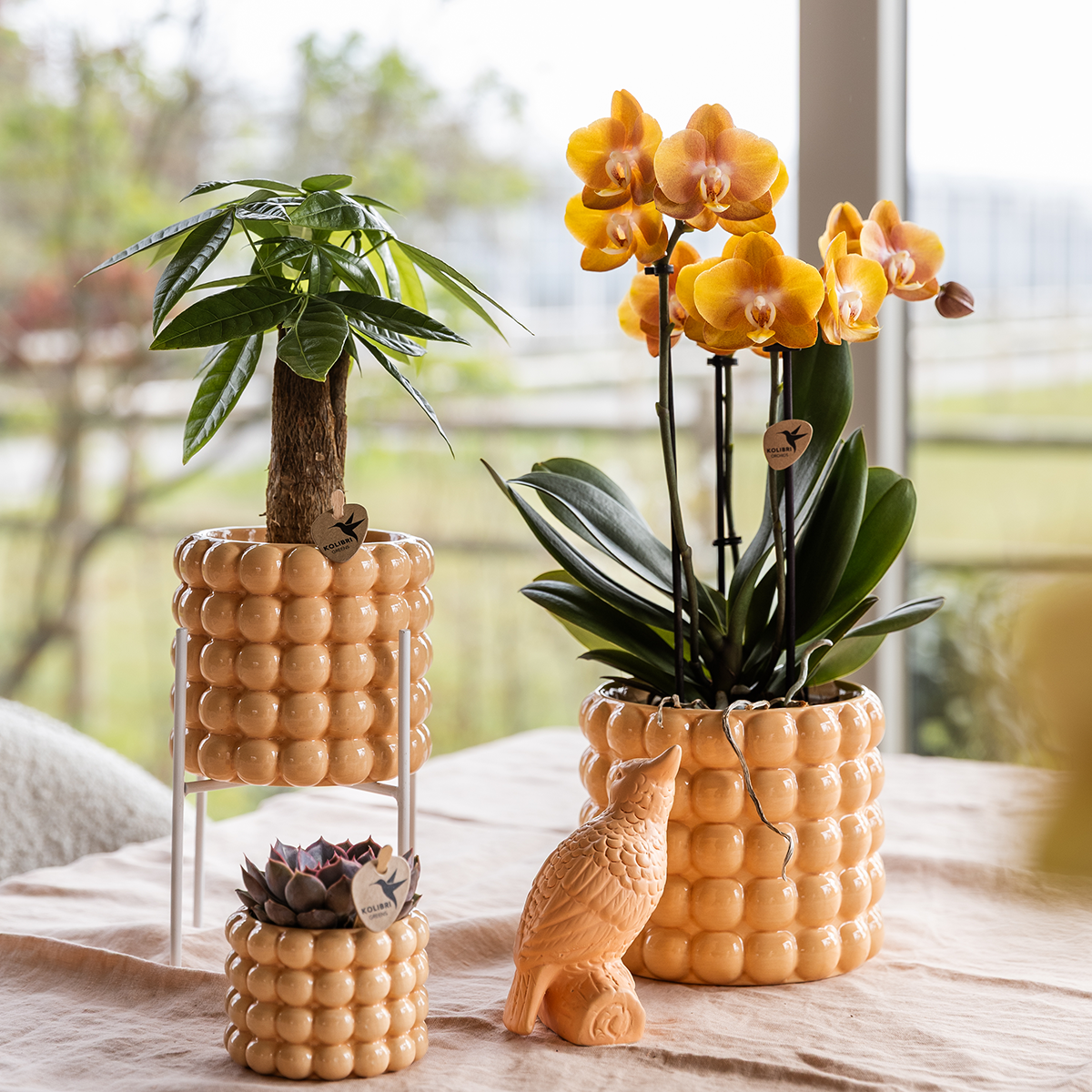 Poppy sierpot - Peach - Ø6cm