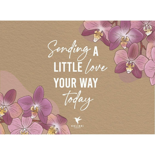 Kaartje - Sending love