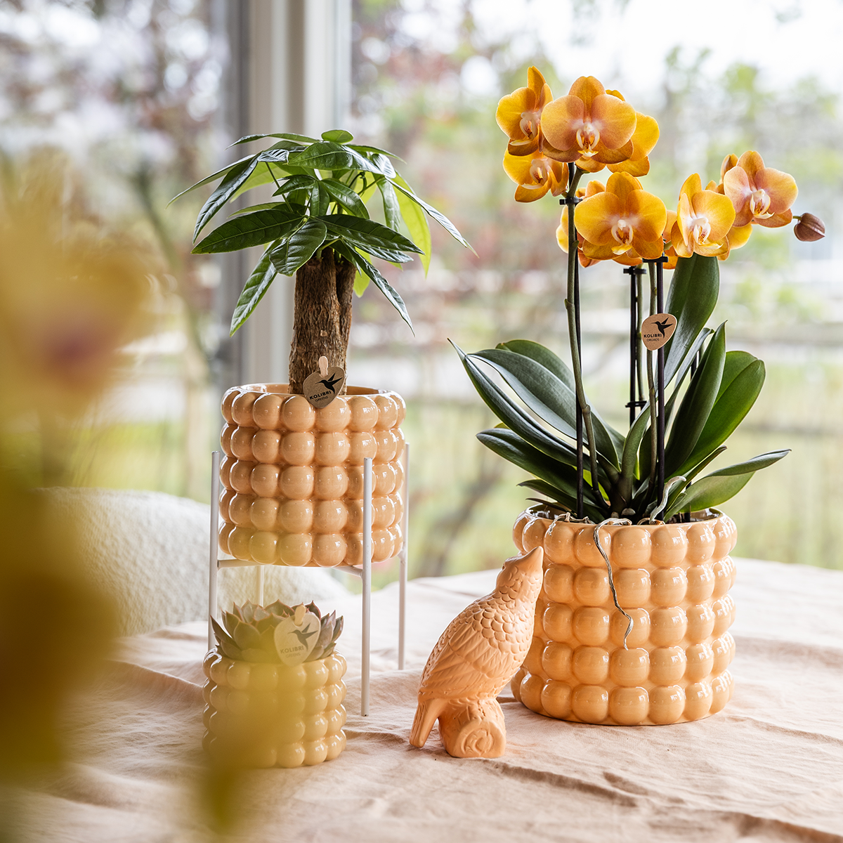 Poppy sierpot - Peach - Ø6cm